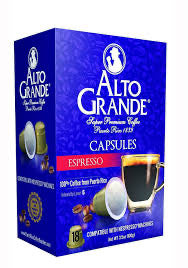 ALTO GRANDE "ESPRESSO" PODS (18 COUNT)
