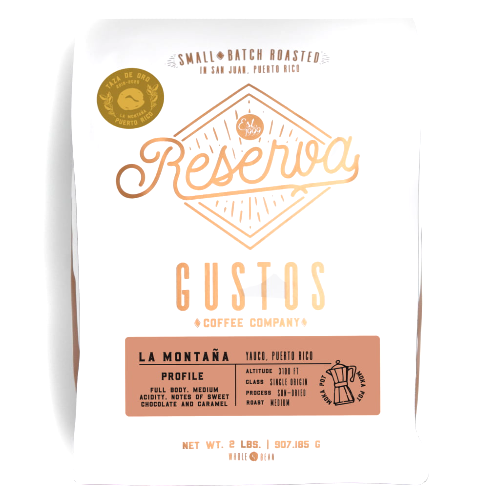 GUSTOS RESERVA "LA MONTANA" (2 LB) YAUCO REGION