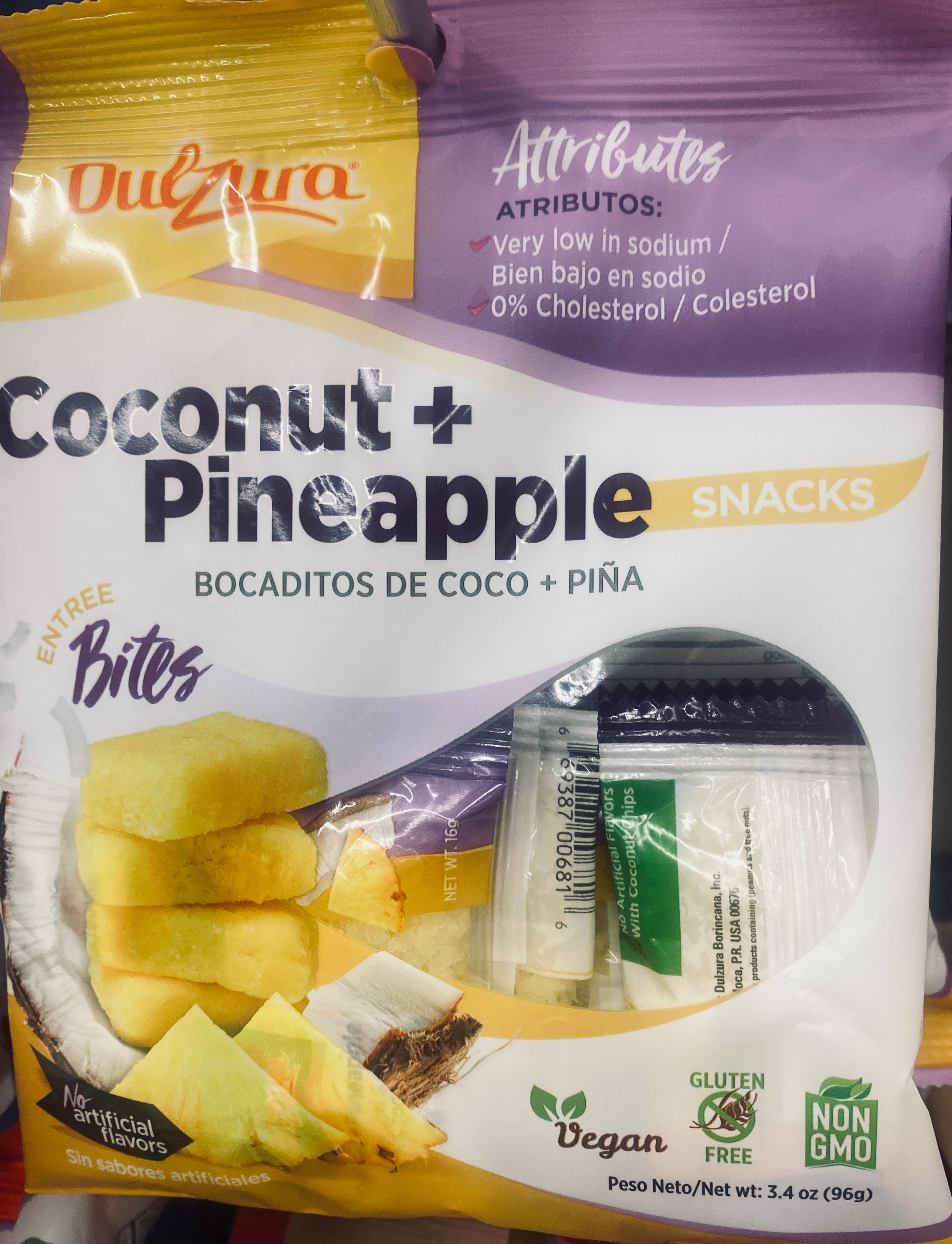 BOCADITOS DE COCO Y PINA (ORGANICOS Y VEGANOS)
