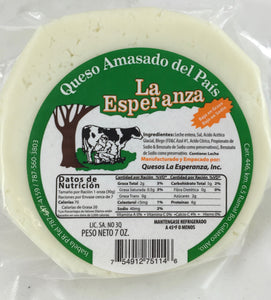 QUESO DEL PAIS "LA ESPERANZA" (3 PAQUETES DE 7 OZ)