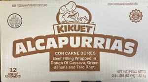 ALCAPURRIAS “KIKUET” DE CARNE 12 UNIDADES